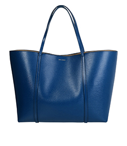 Tote, Leather, Blue, 2*